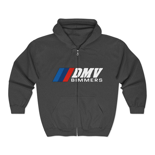 DMV Bimmers Unisex Full Zip Hoodie - Comfortable & Stylish for Car Enthusiasts