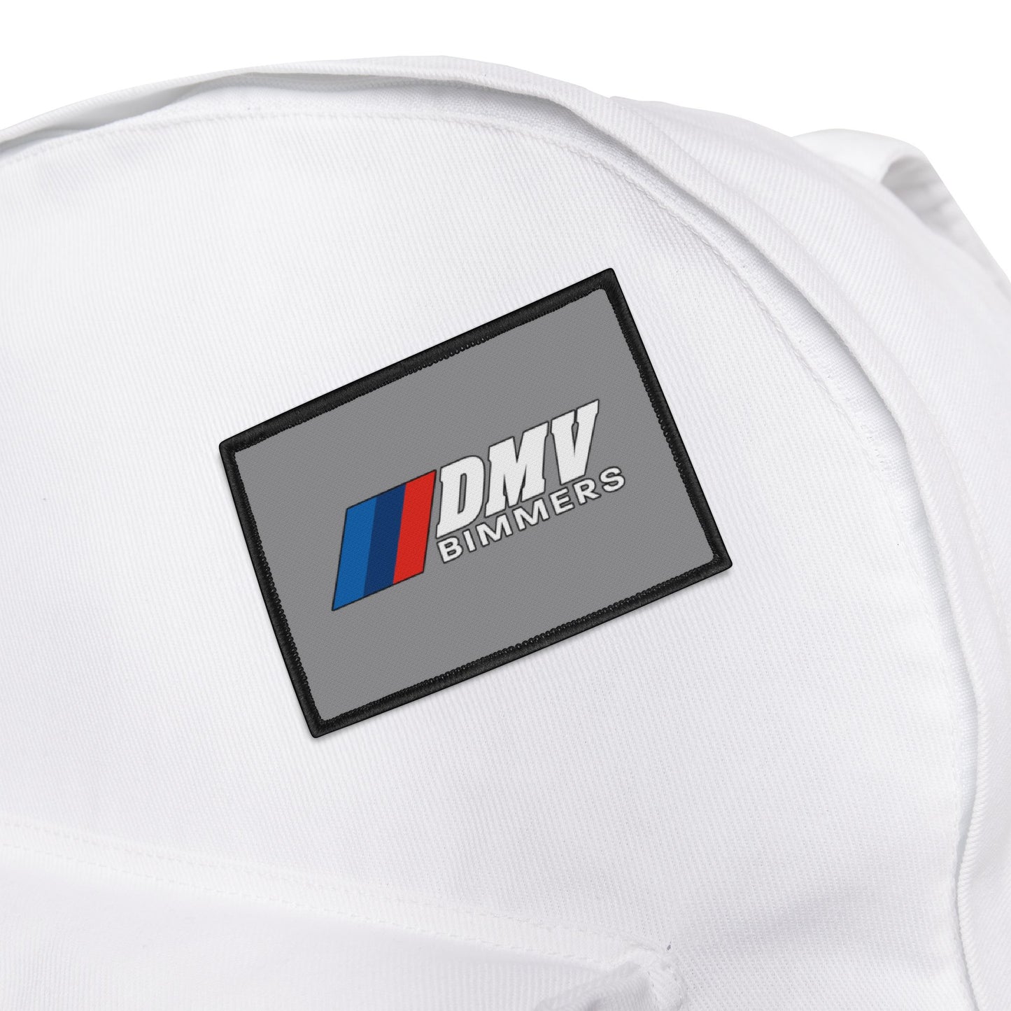 DMV Bimmers Iron-On Patches for Car Enthusiasts - Customizable Automotive Decor