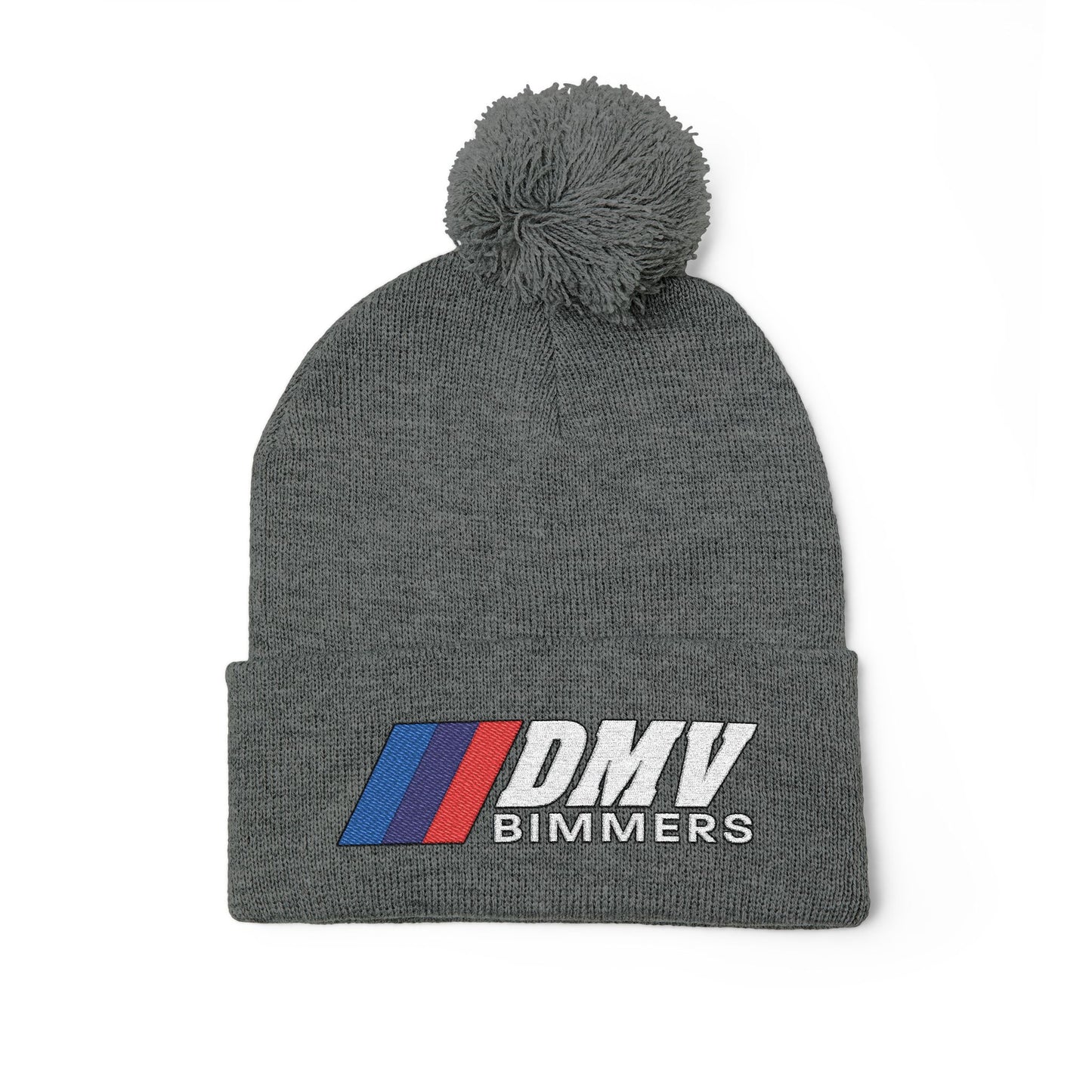 Pom-Pom Knit Cap (Embroidery)