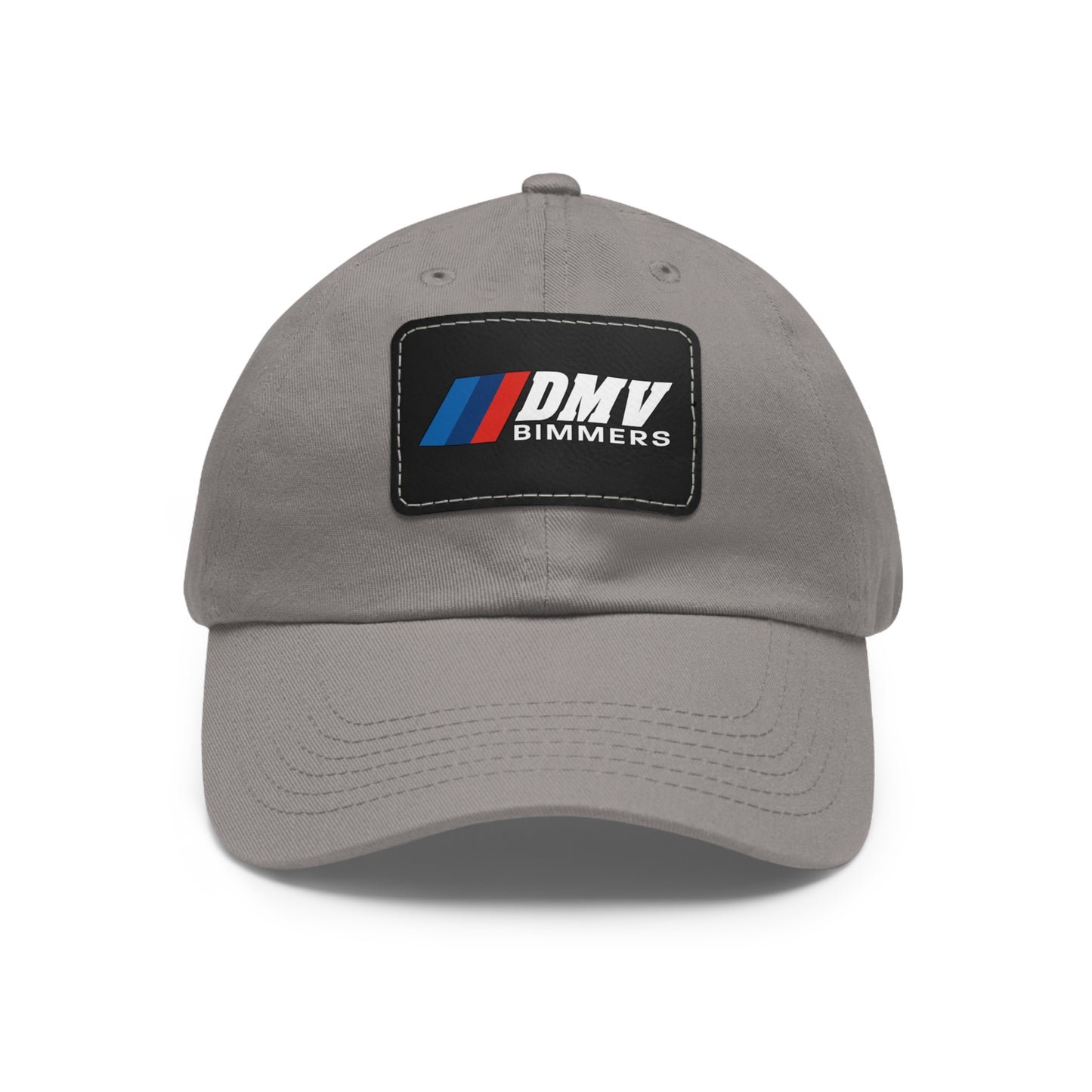 Dad Hat with Leather Patch (Rectangle)