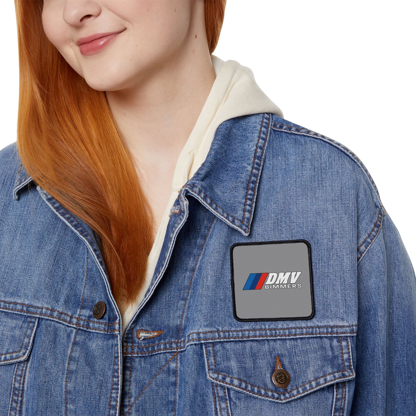 DMV Bimmers Iron-On Patches for Car Enthusiasts - Customizable Automotive Decor