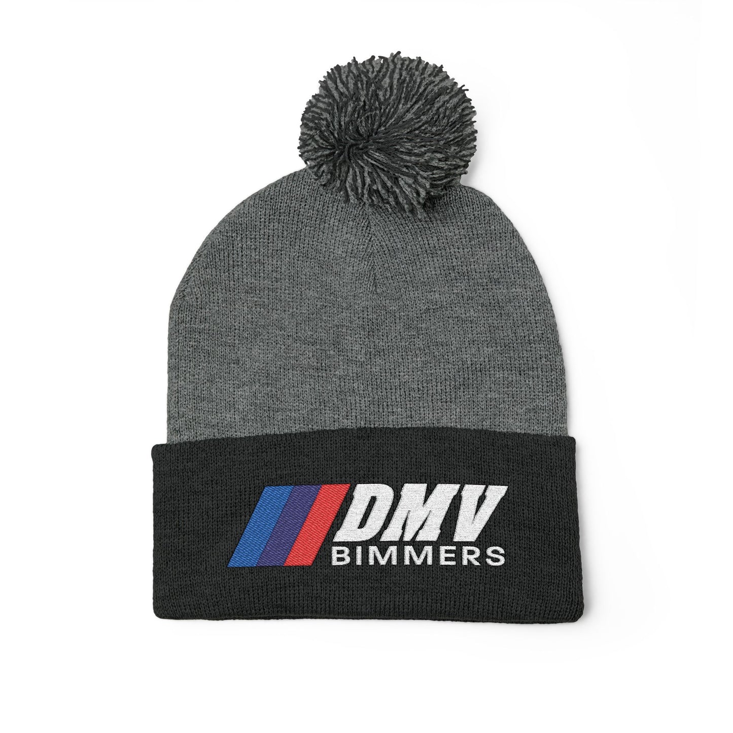 Pom-Pom Knit Cap (Embroidery)
