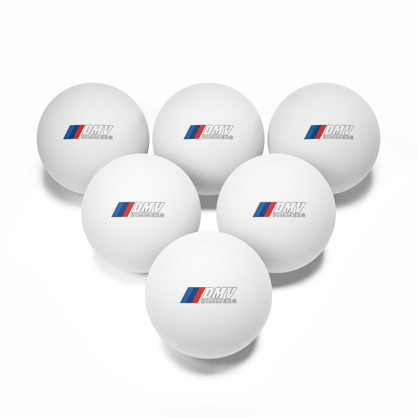 Ping Pong Balls, 6 pcs