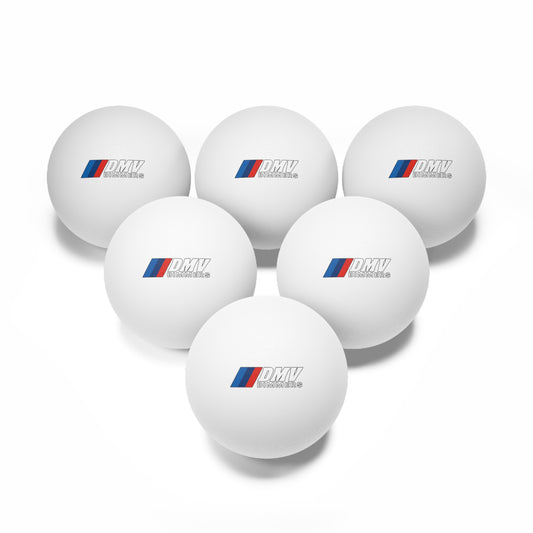Ping Pong Balls, 6 pcs