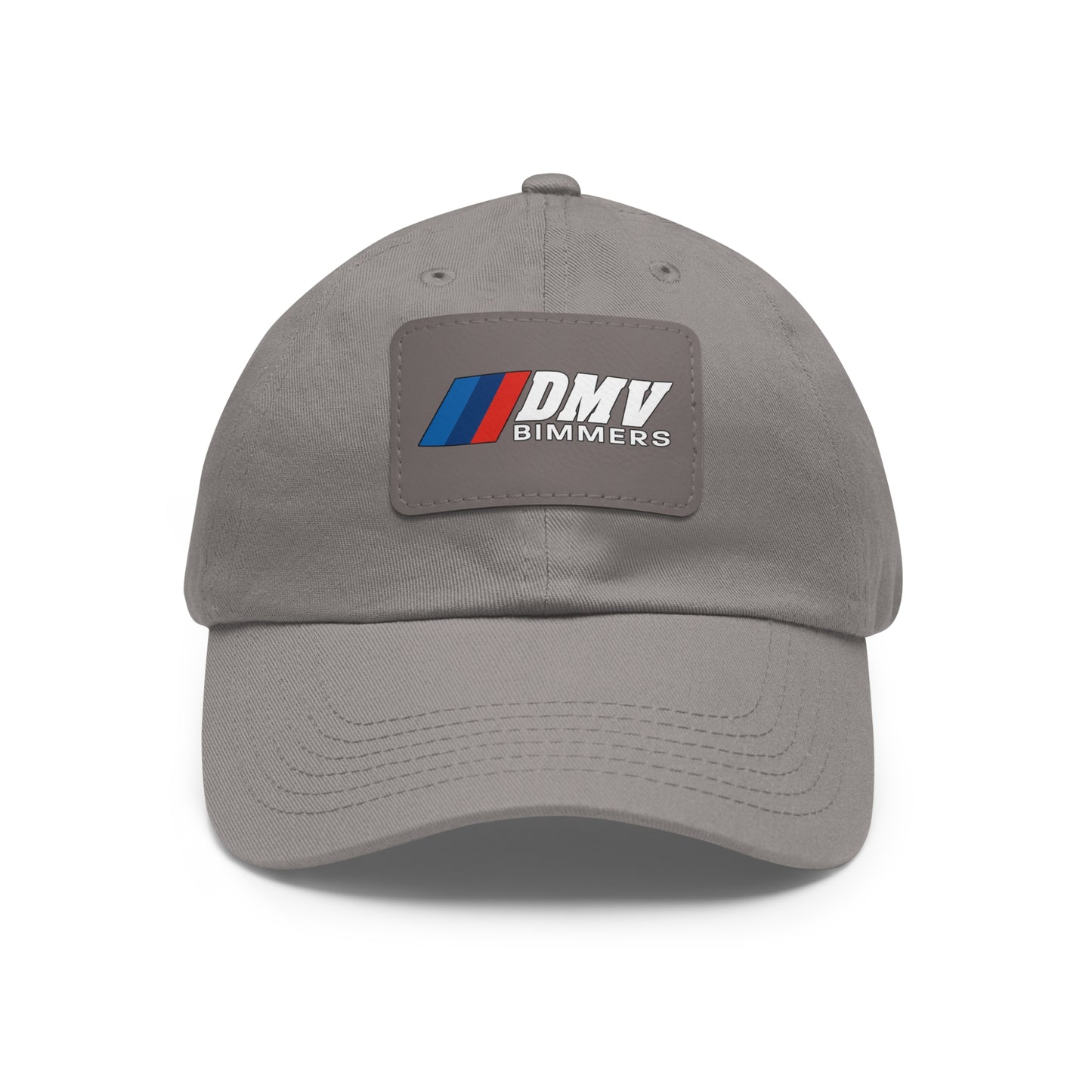 Dad Hat with Leather Patch (Rectangle)