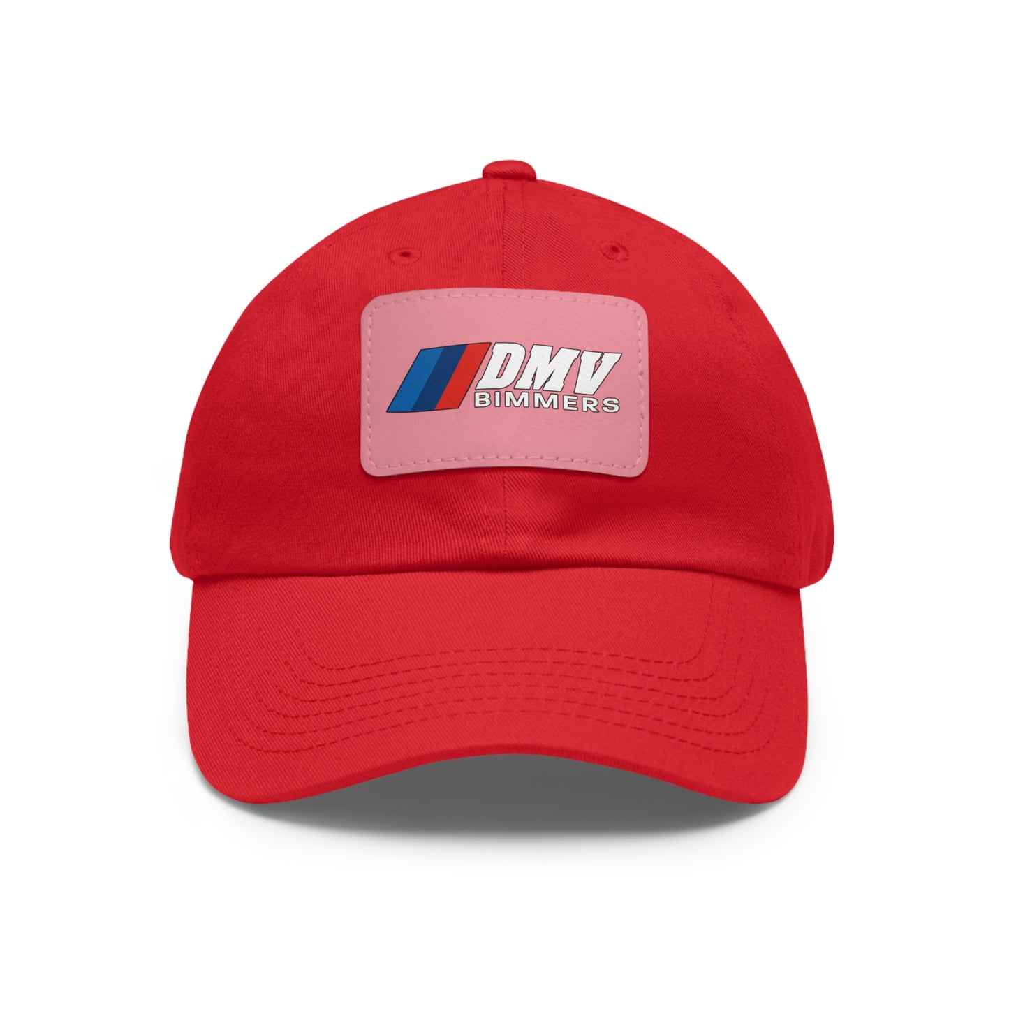 Dad Hat with Leather Patch (Rectangle)