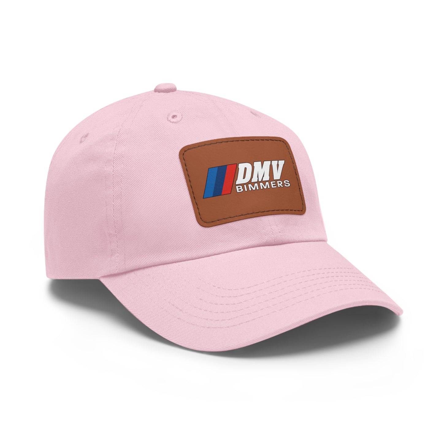 Dad Hat with Leather Patch (Rectangle)