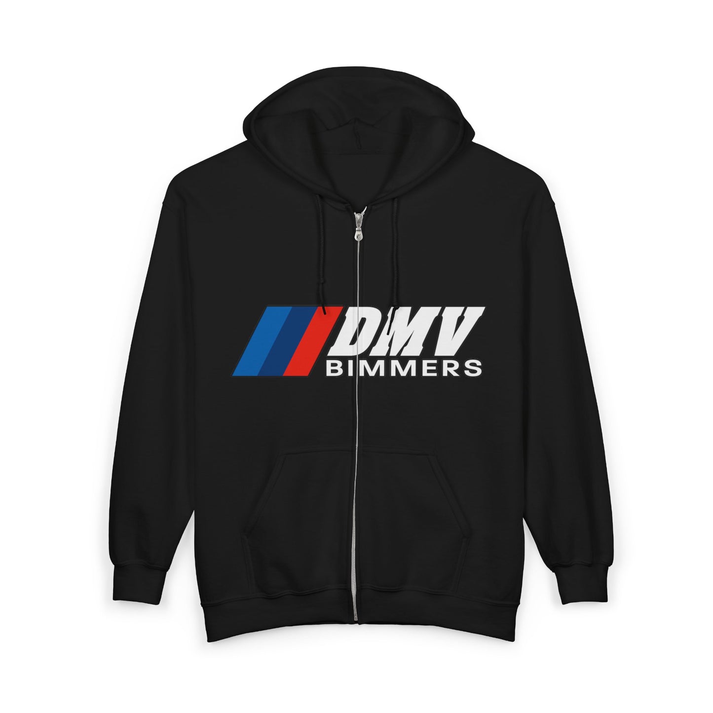 DMV Bimmers Unisex Full Zip Hoodie - Comfortable & Stylish for Car Enthusiasts