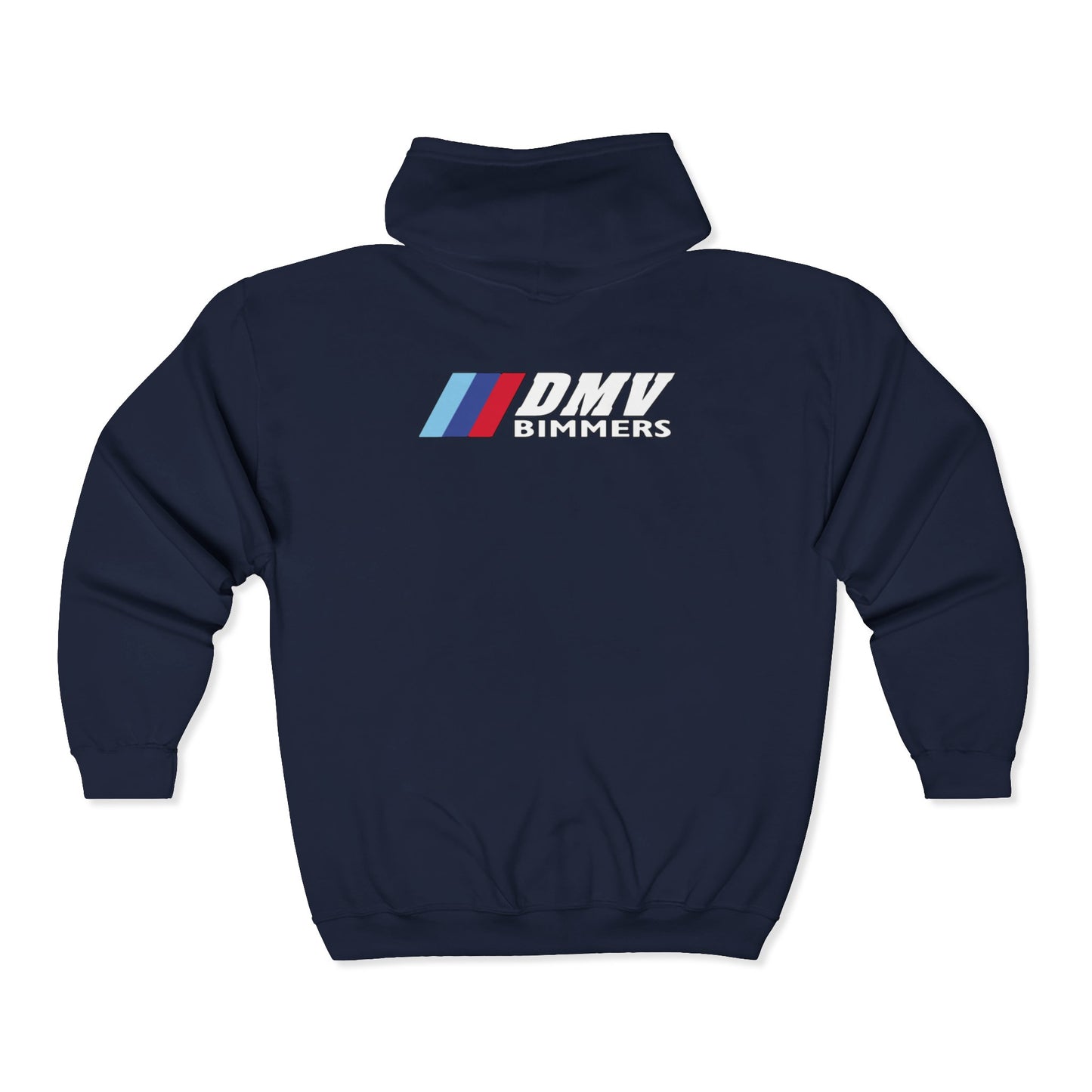 DMV Bimmers Unisex Full Zip Hoodie - Comfortable & Stylish for Car Enthusiasts