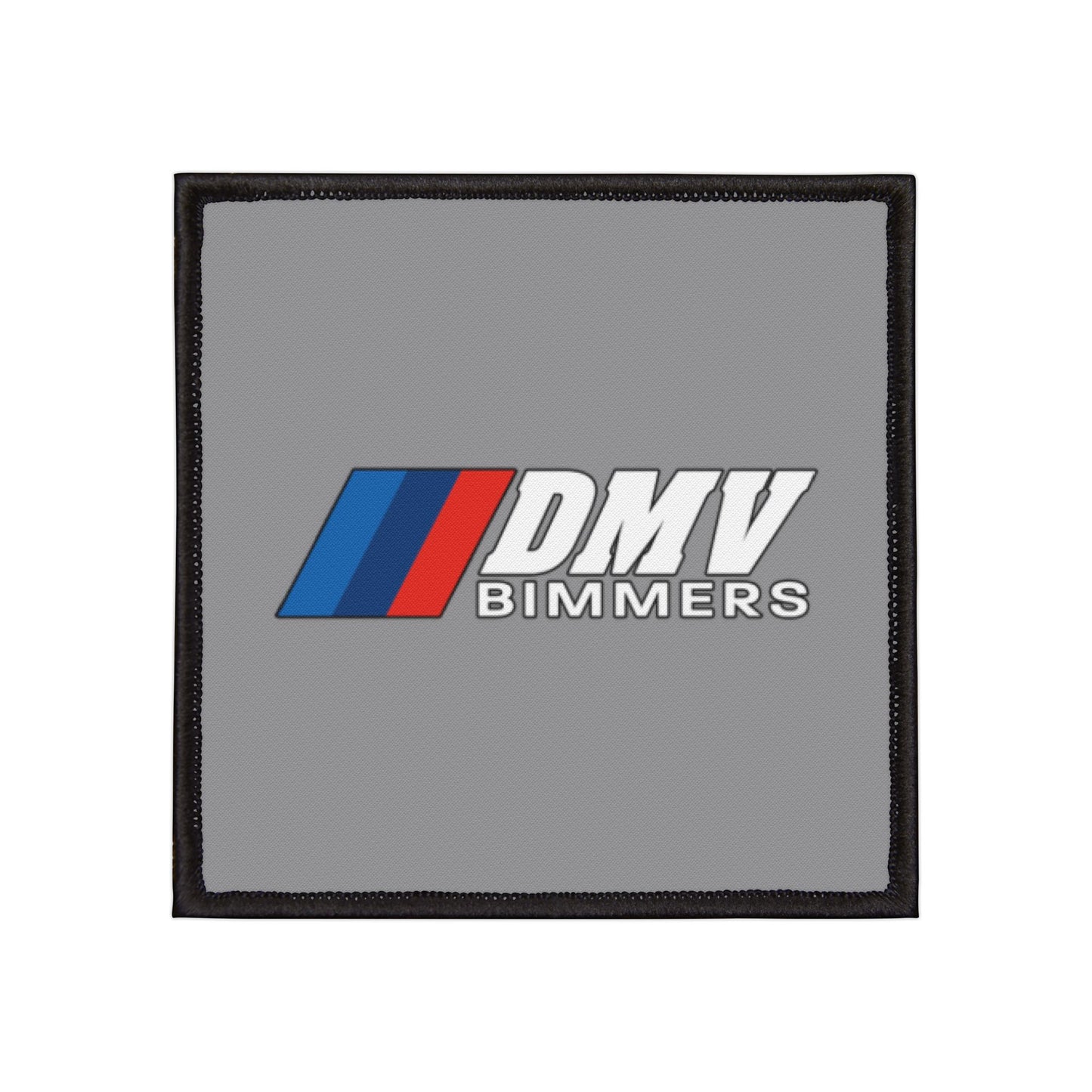 DMV Bimmers Iron-On Patches for Car Enthusiasts - Customizable Automotive Decor