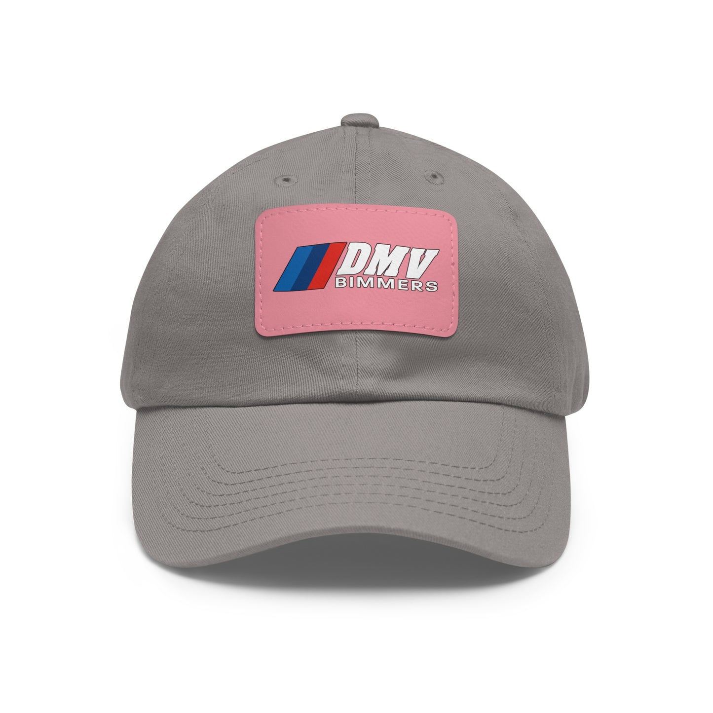 Dad Hat with Leather Patch (Rectangle)