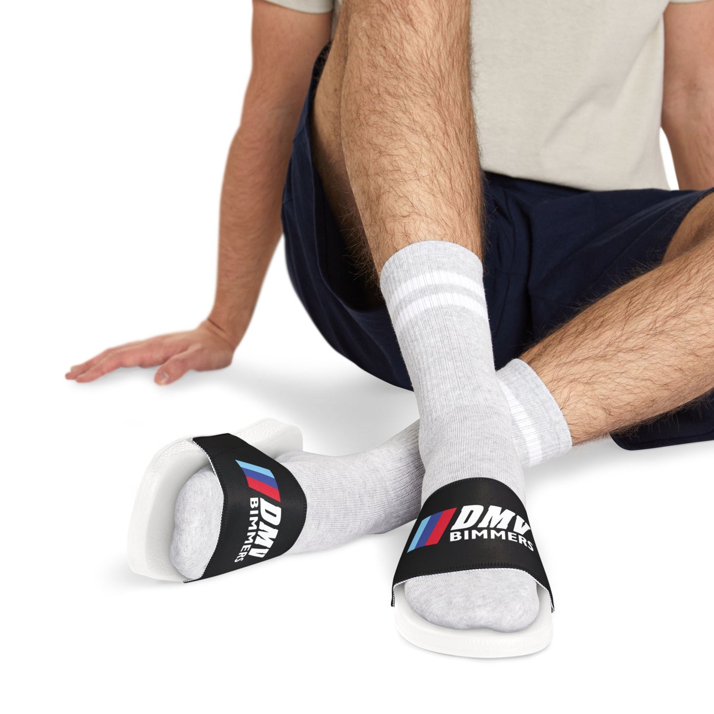 Men's DMV Bimmers Removable-Strap Slides