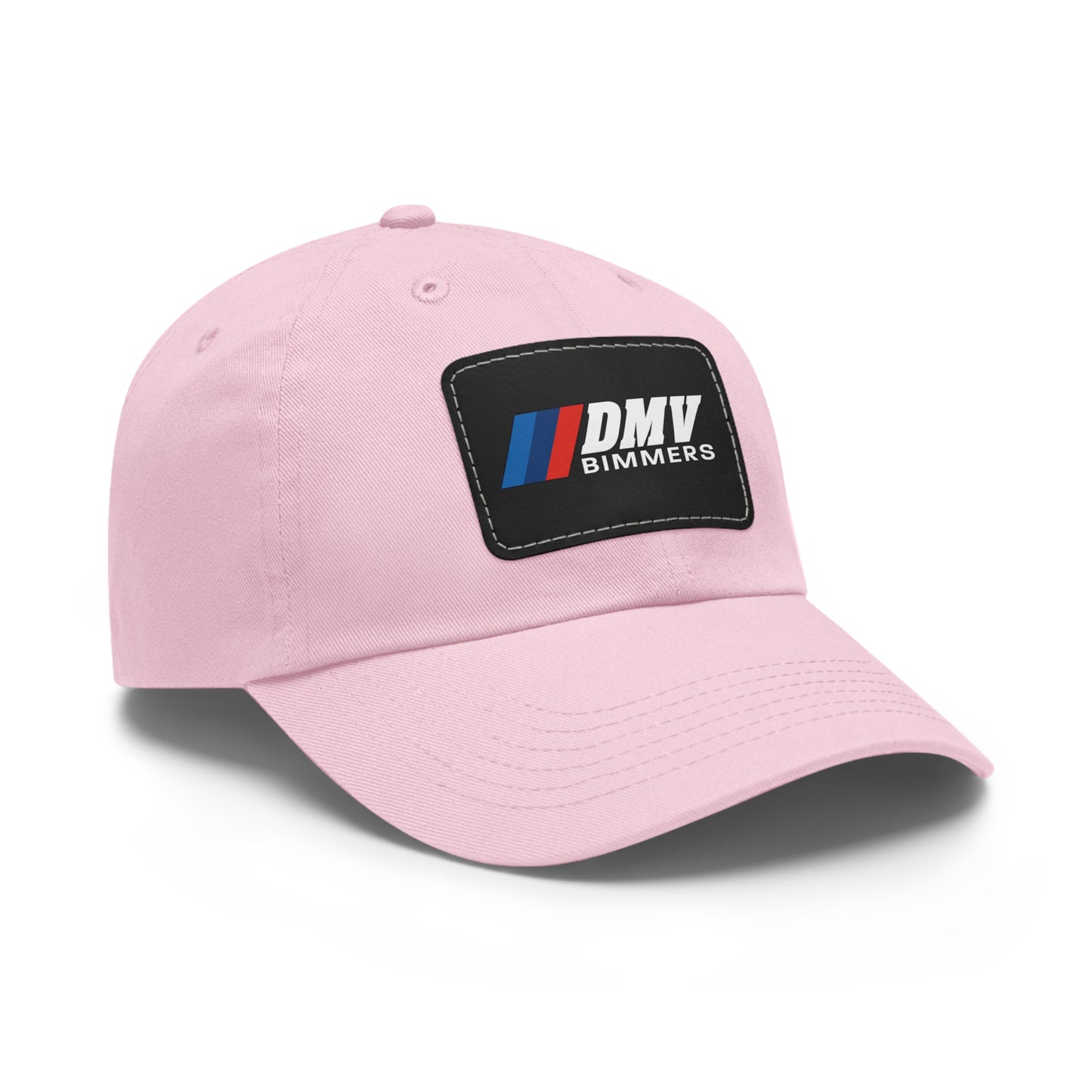 Dad Hat with Leather Patch (Rectangle)