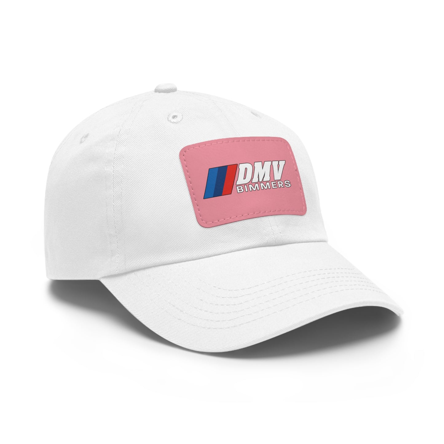 Dad Hat with Leather Patch (Rectangle)