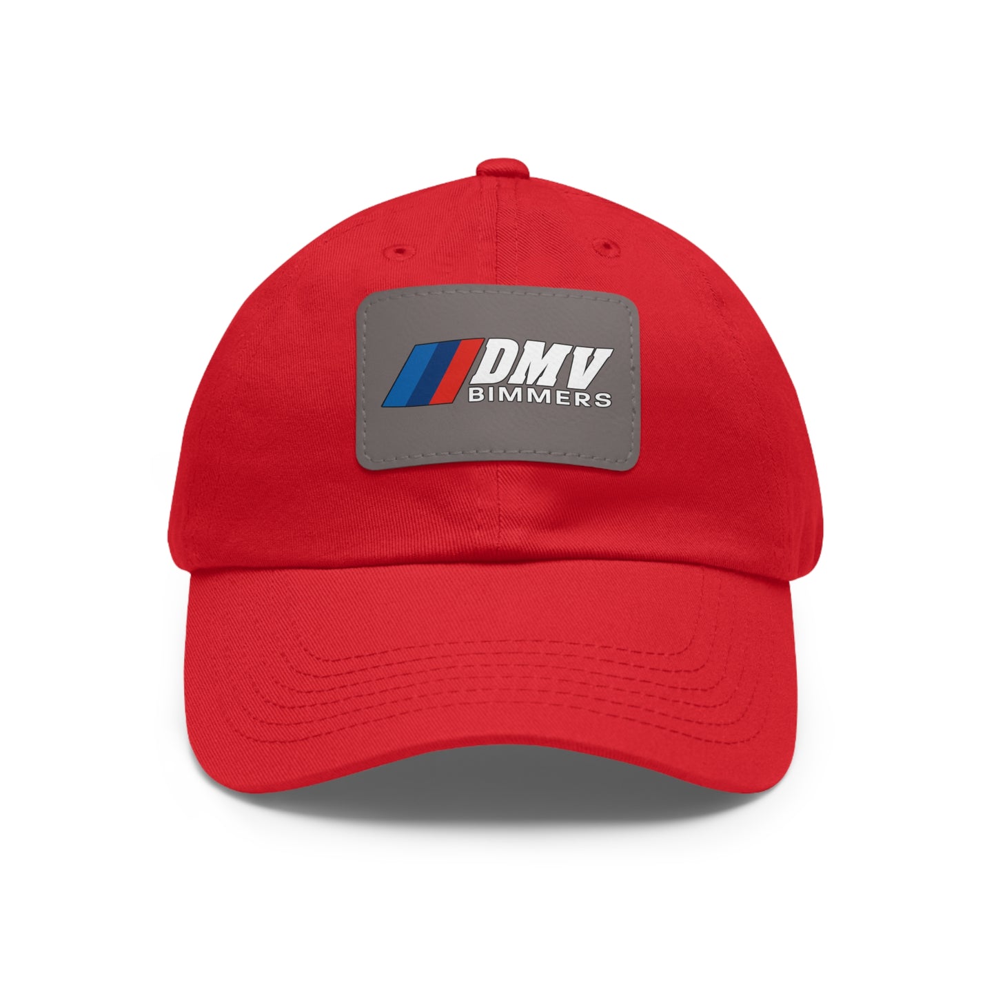 Dad Hat with Leather Patch (Rectangle)