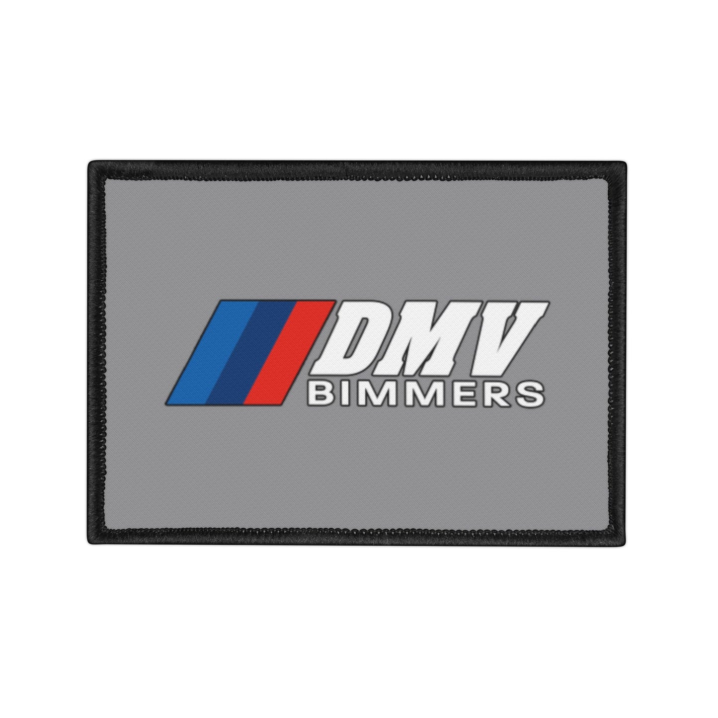 DMV Bimmers Iron-On Patches for Car Enthusiasts - Customizable Automotive Decor