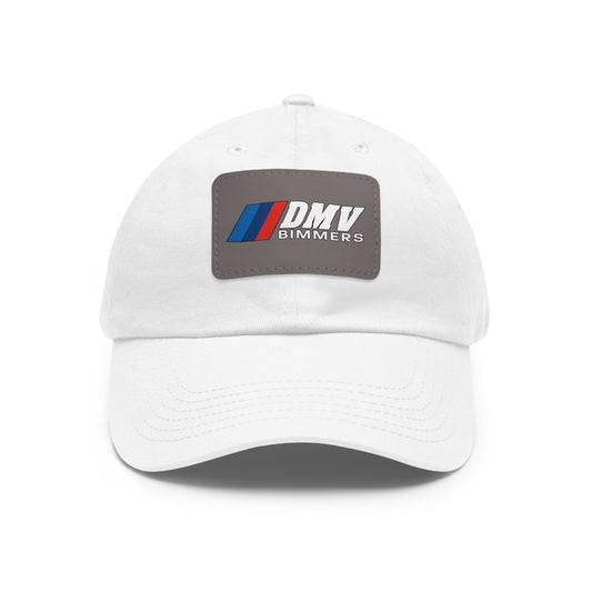 Dad Hat with Leather Patch (Rectangle)