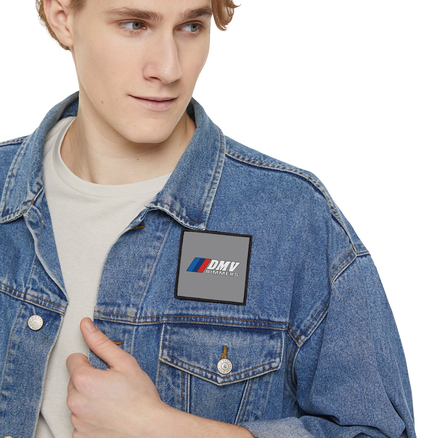 DMV Bimmers Iron-On Patches for Car Enthusiasts - Customizable Automotive Decor