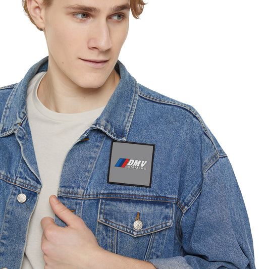 DMV Bimmers Iron-On Patches for Car Enthusiasts - Customizable Automotive Decor