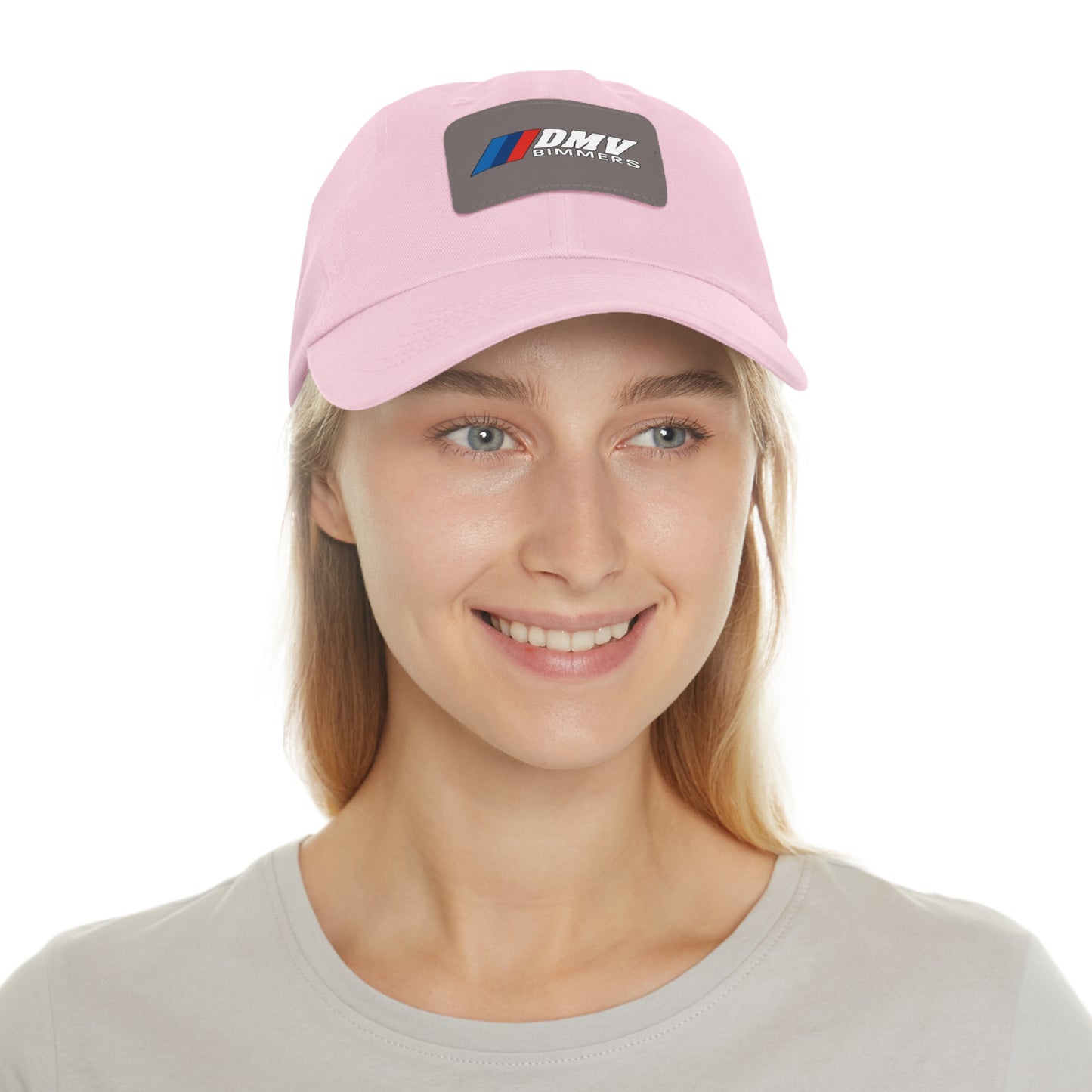 Dad Hat with Leather Patch (Rectangle)