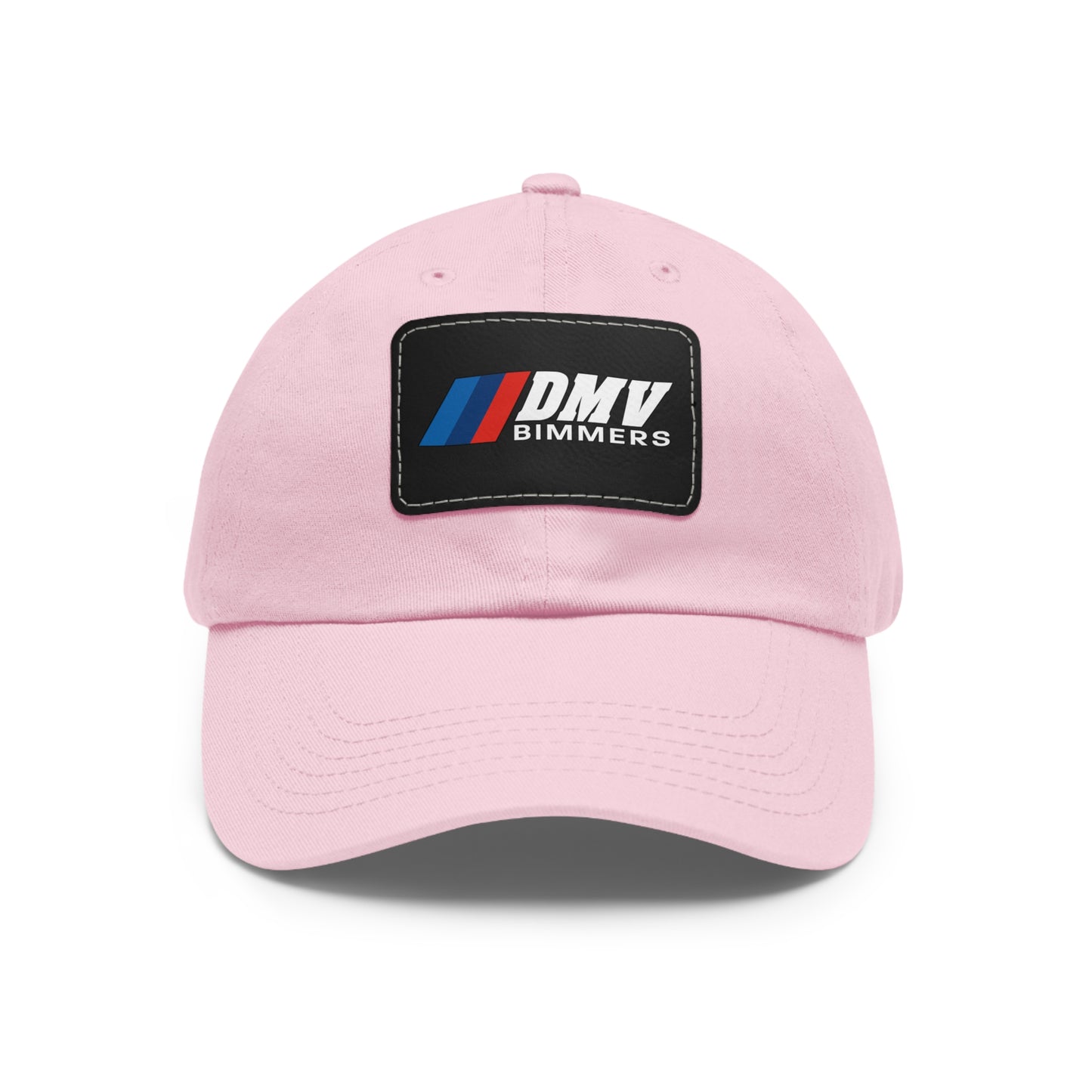 Dad Hat with Leather Patch (Rectangle)