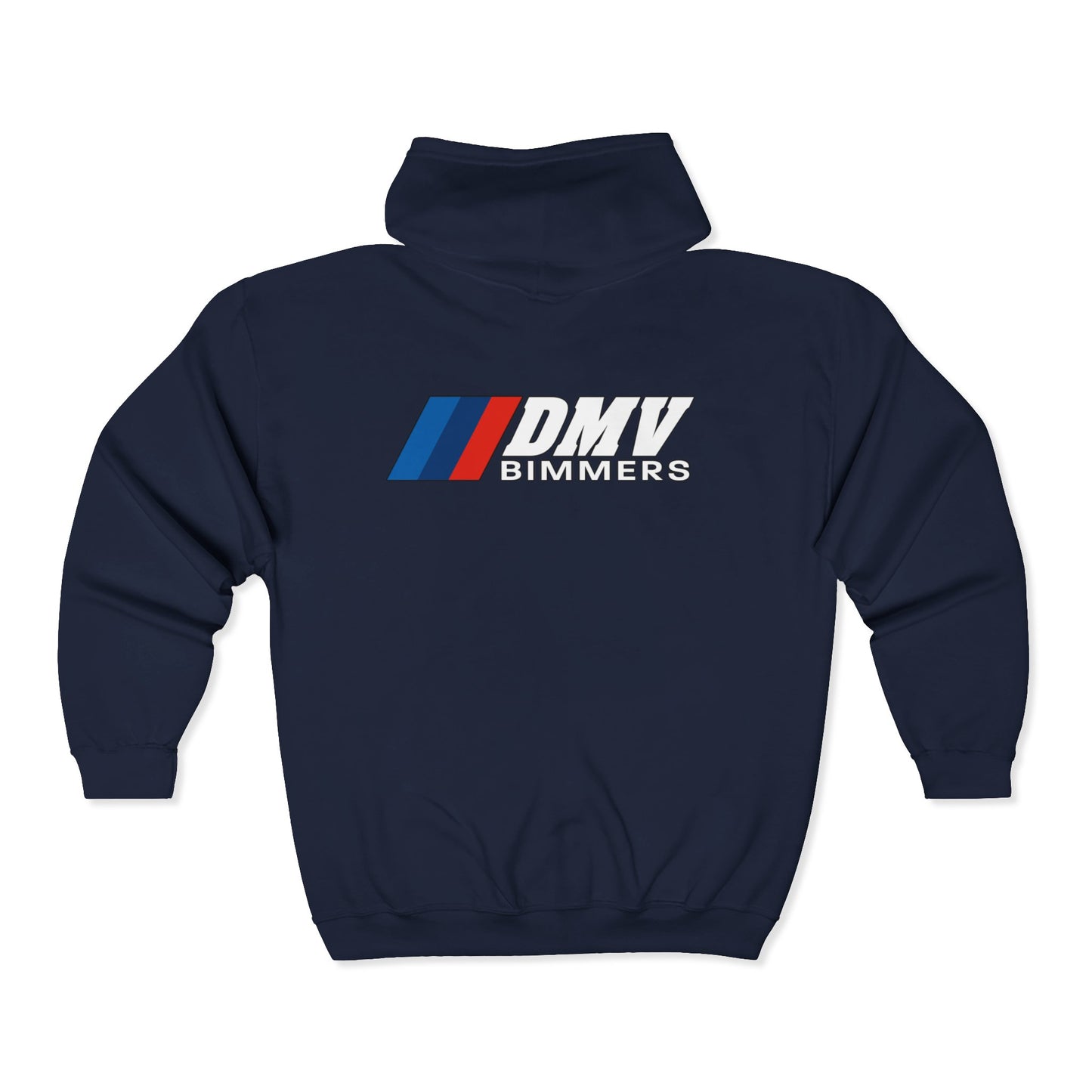 DMV Bimmers Unisex Full Zip Hoodie - Comfortable & Stylish for Car Enthusiasts