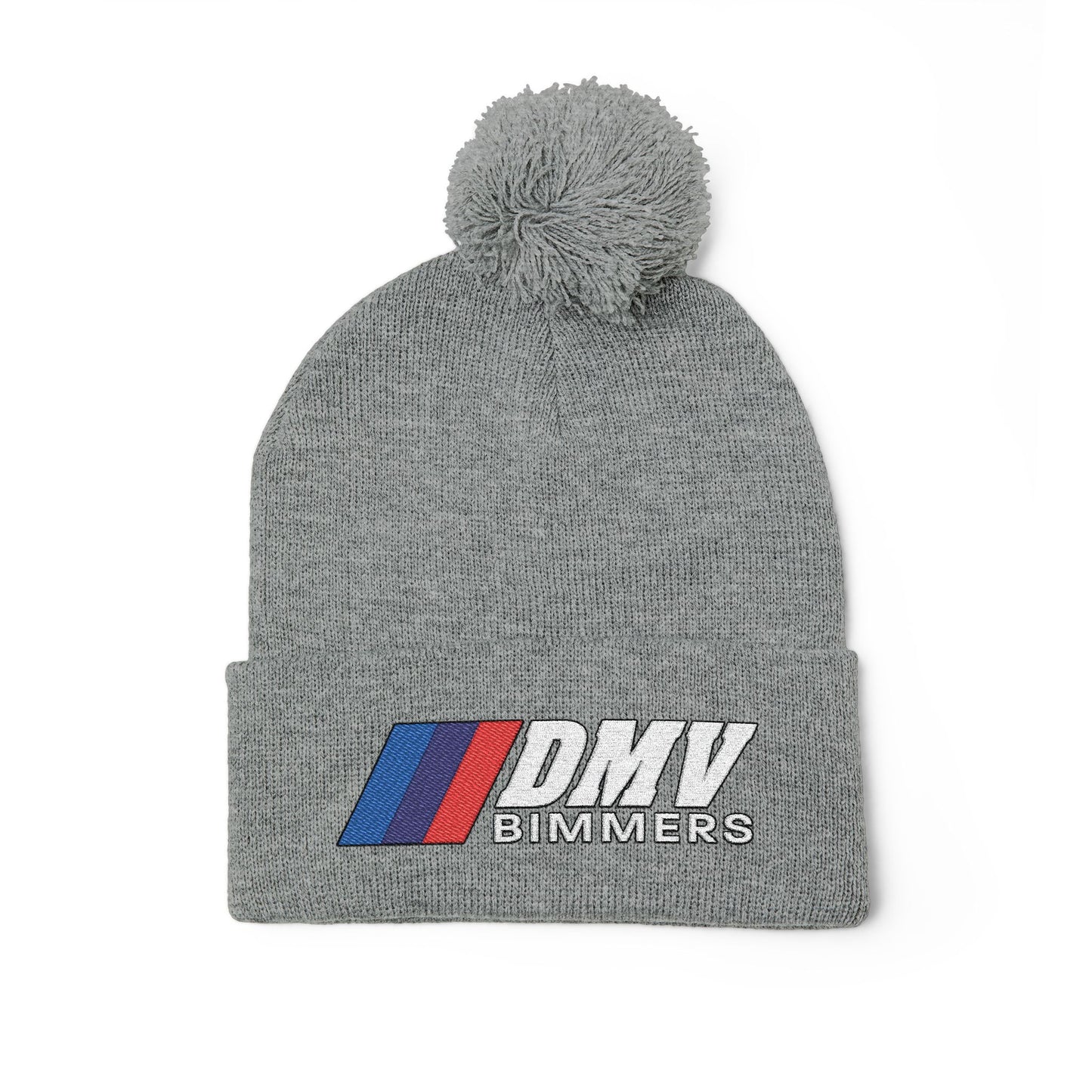Pom-Pom Knit Cap (Embroidery)