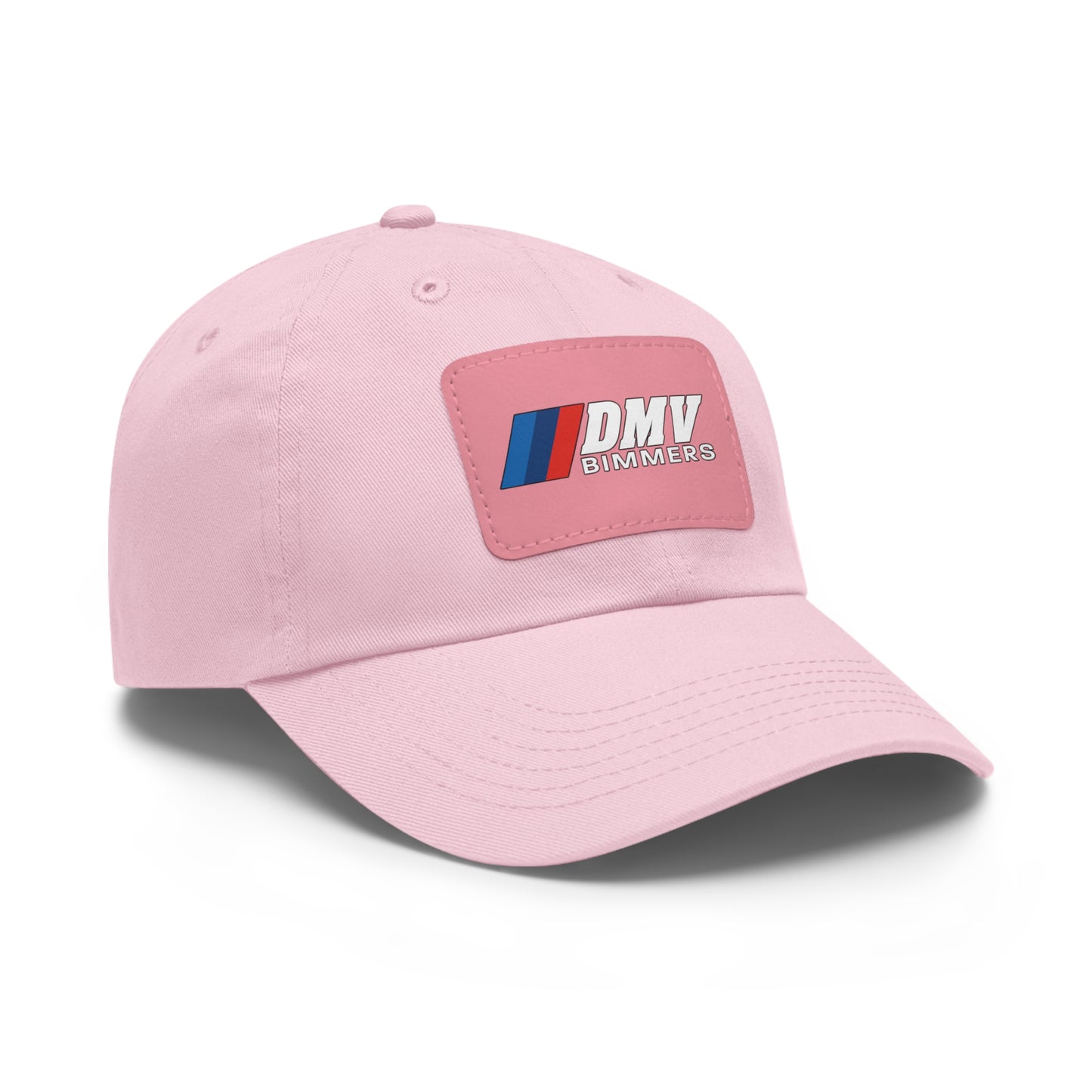 Dad Hat with Leather Patch (Rectangle)
