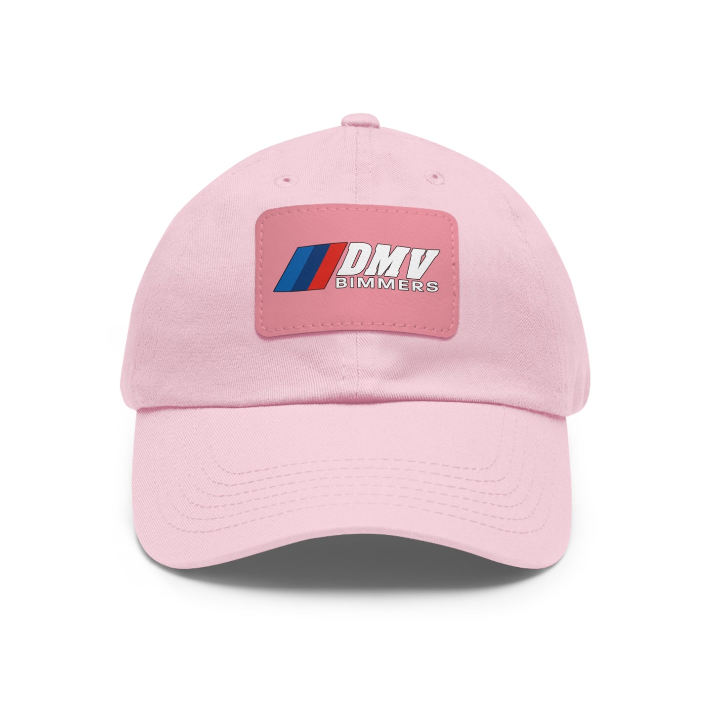 Dad Hat with Leather Patch (Rectangle)