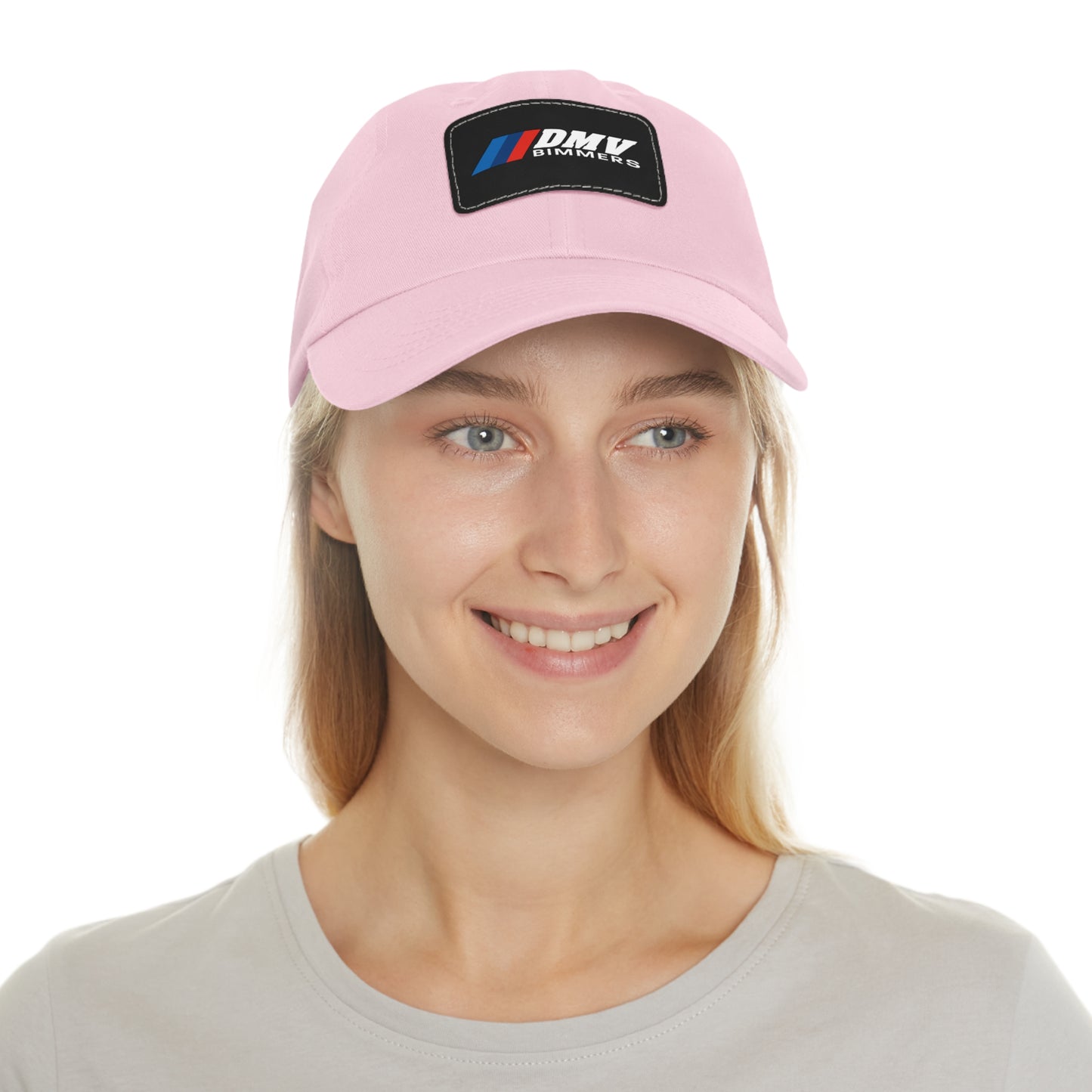 Dad Hat with Leather Patch (Rectangle)