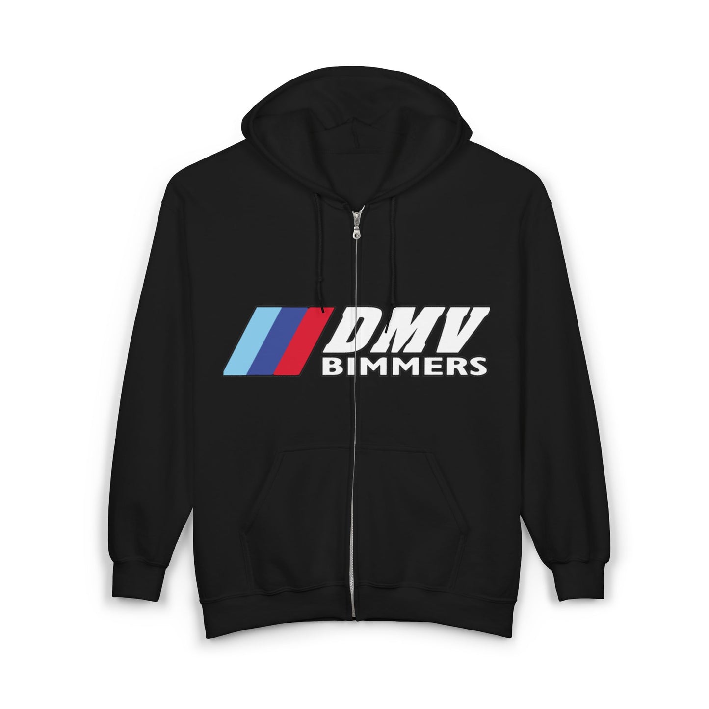 DMV Bimmers Unisex Full Zip Hoodie - Comfortable & Stylish for Car Enthusiasts