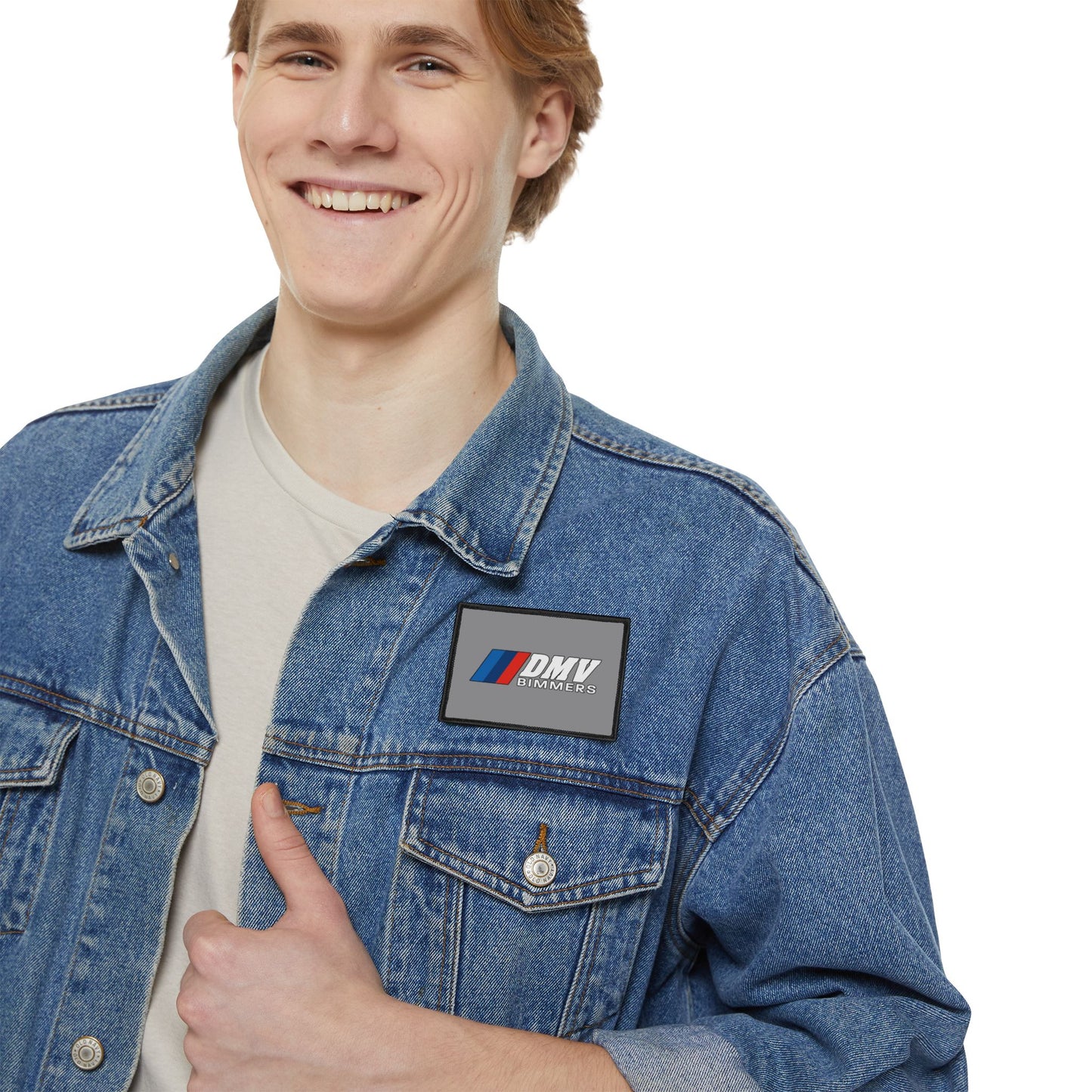 DMV Bimmers Iron-On Patches for Car Enthusiasts - Customizable Automotive Decor