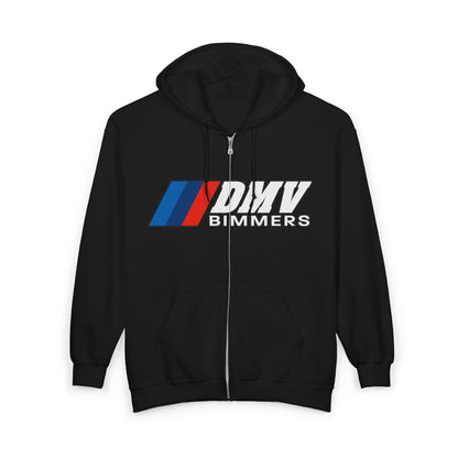 DMV Bimmers (Gildan Brand) Unisex Full Zip Hoodie