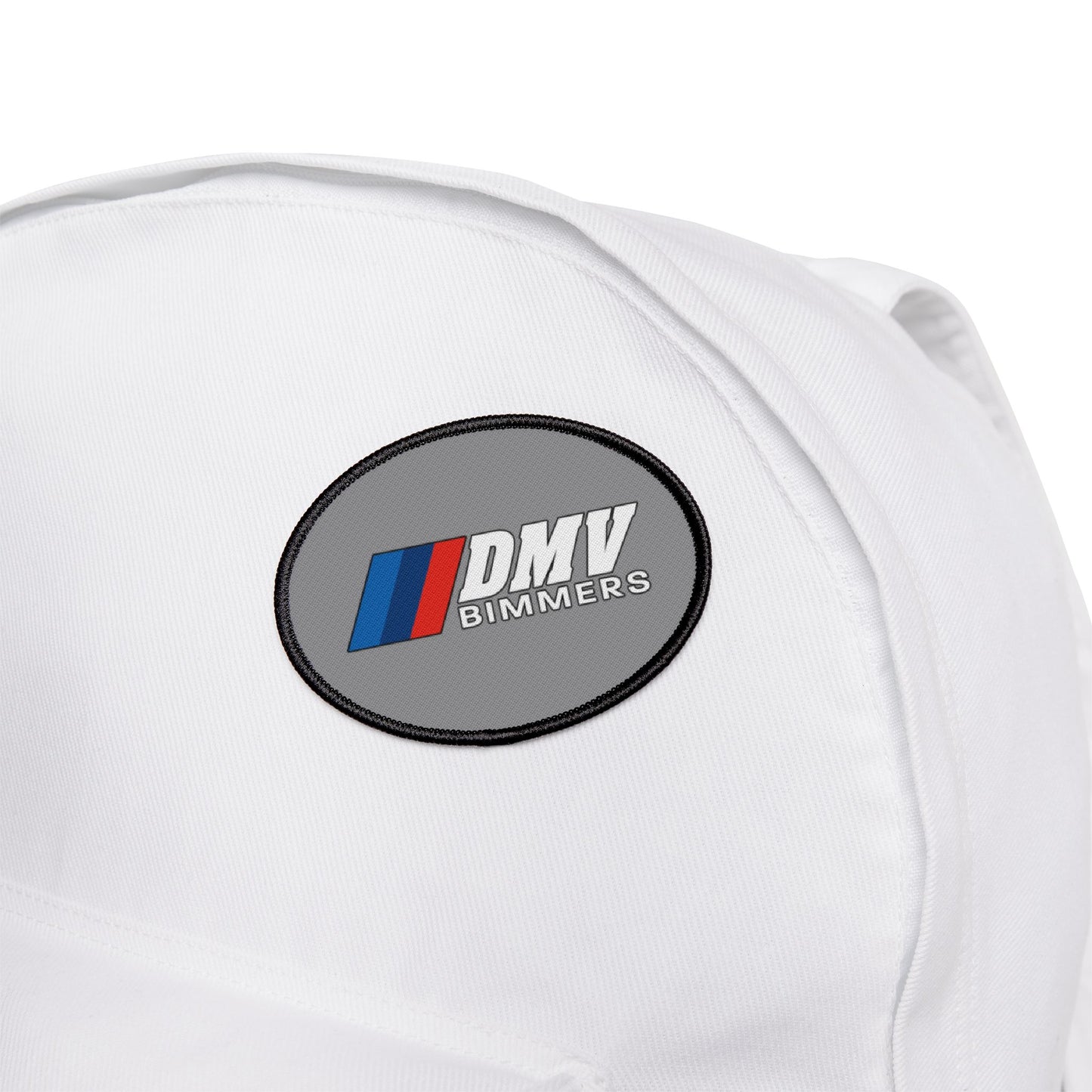 DMV Bimmers Iron-On Patches for Car Enthusiasts - Customizable Automotive Decor