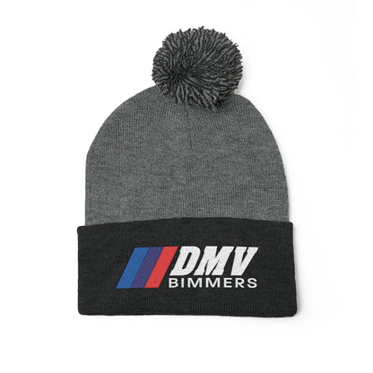 Pom-Pom Knit Cap (Embroidery)