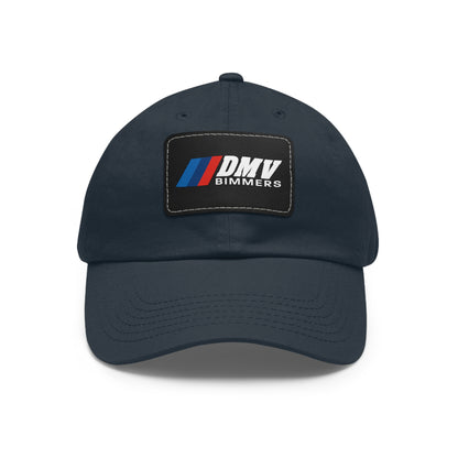 Dad Hat with Leather Patch (Rectangle)