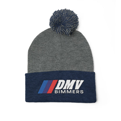 Pom-Pom Knit Cap (Embroidery)