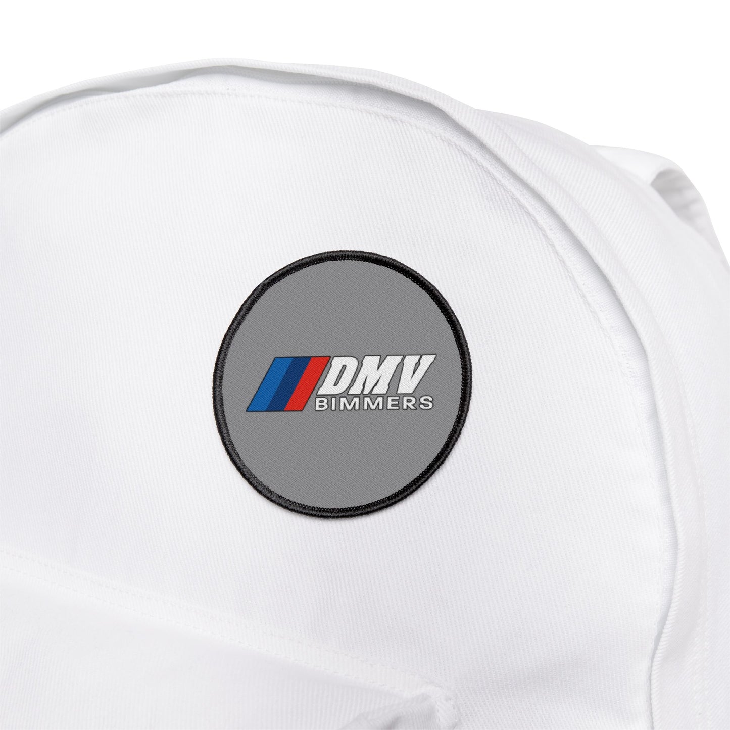 DMV Bimmers Iron-On Patches for Car Enthusiasts - Customizable Automotive Decor