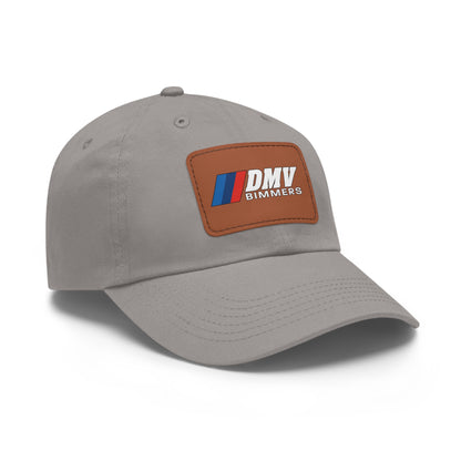 Dad Hat with Leather Patch (Rectangle)