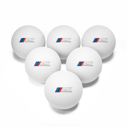 Ping Pong Balls, 6 pcs