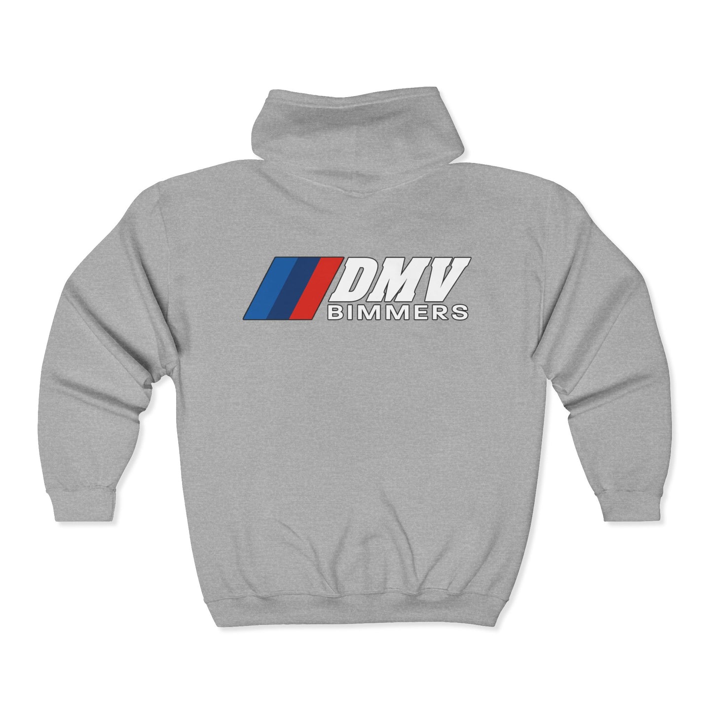 DMV Bimmers (Gildan Brand) Unisex Full Zip Hoodie