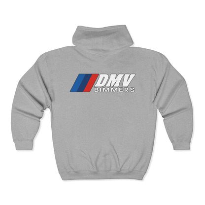DMV Bimmers (Gildan Brand) Unisex Full Zip Hoodie
