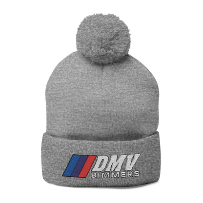 Pom-Pom Knit Cap (Embroidery)