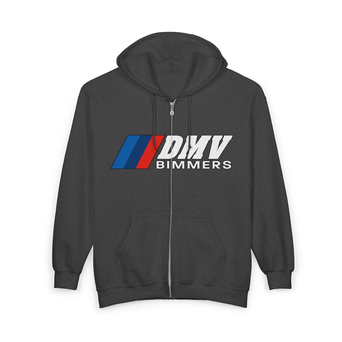 DMV Bimmers (Gildan Brand) Unisex Full Zip Hoodie