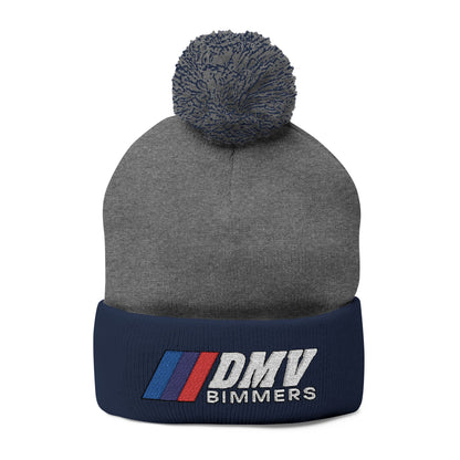 Pom-Pom Knit Cap (Embroidery)