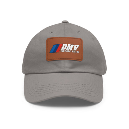 Dad Hat with Leather Patch (Rectangle)