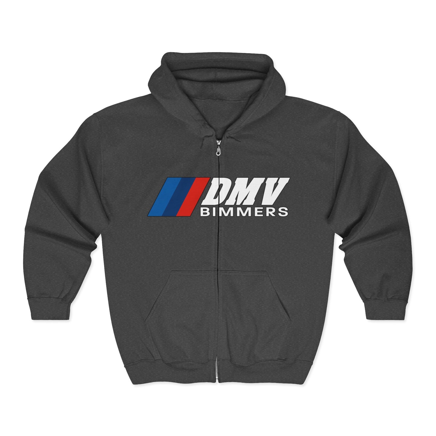 DMV Bimmers (Gildan Brand) Unisex Full Zip Hoodie
