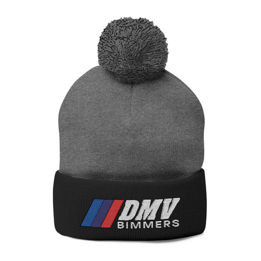 Pom-Pom Knit Cap (Embroidery)