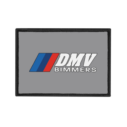 DMV Bimmers Iron-On Patches for Car Enthusiasts - Customizable Automotive Decor