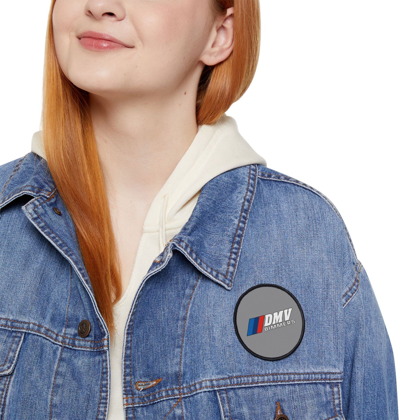 DMV Bimmers Iron-On Patches for Car Enthusiasts - Customizable Automotive Decor